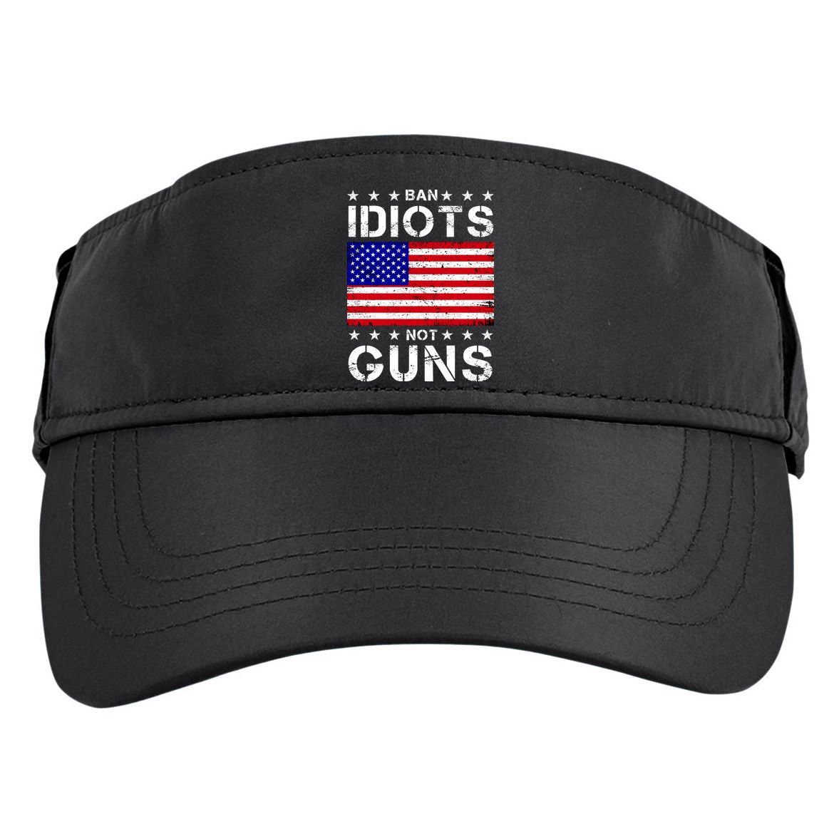 Ban Idiots Not Guns Adult Drive Performance Visor