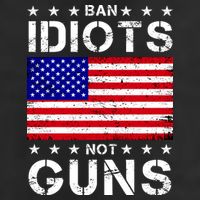 Ban Idiots Not Guns Adult Drive Performance Visor