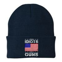 Ban Idiots Not Guns Knit Cap Winter Beanie