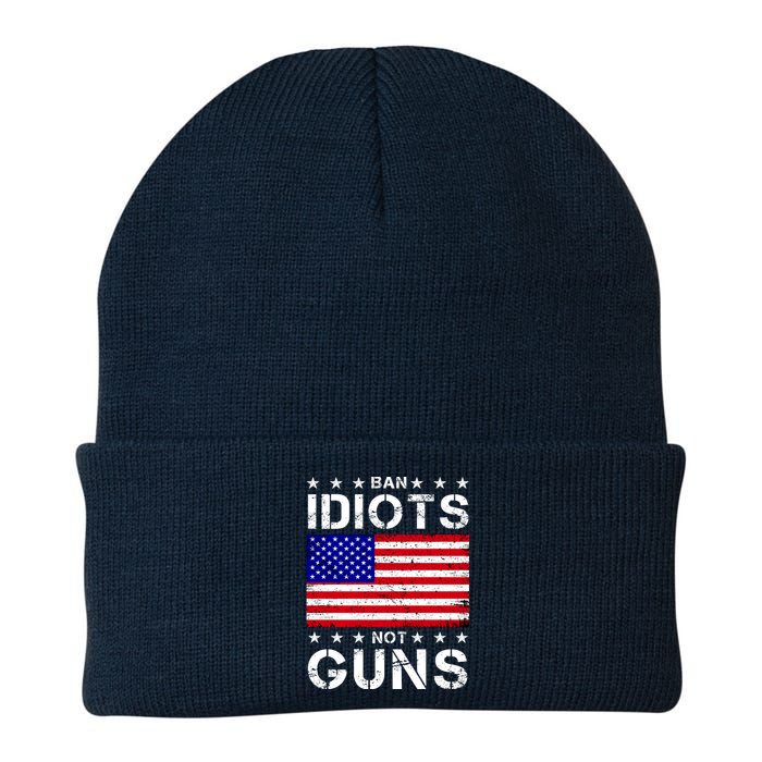 Ban Idiots Not Guns Knit Cap Winter Beanie