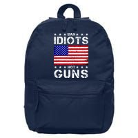 Ban Idiots Not Guns 16 in Basic Backpack