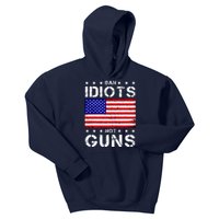 Ban Idiots Not Guns Kids Hoodie