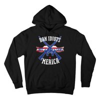 Ban Idiots Not Guns Merica Hoodie