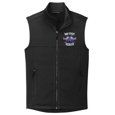 Ban Idiots Not Guns Merica Collective Smooth Fleece Vest