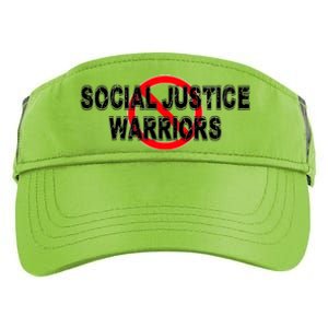 Ban Social Justice Warriors Adult Drive Performance Visor