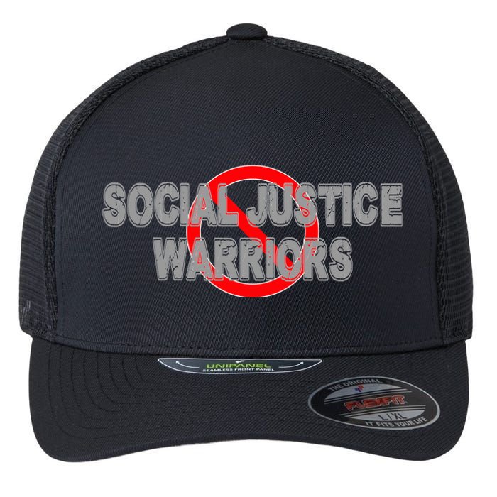 Ban Social Justice Warriors Flexfit Unipanel Trucker Cap