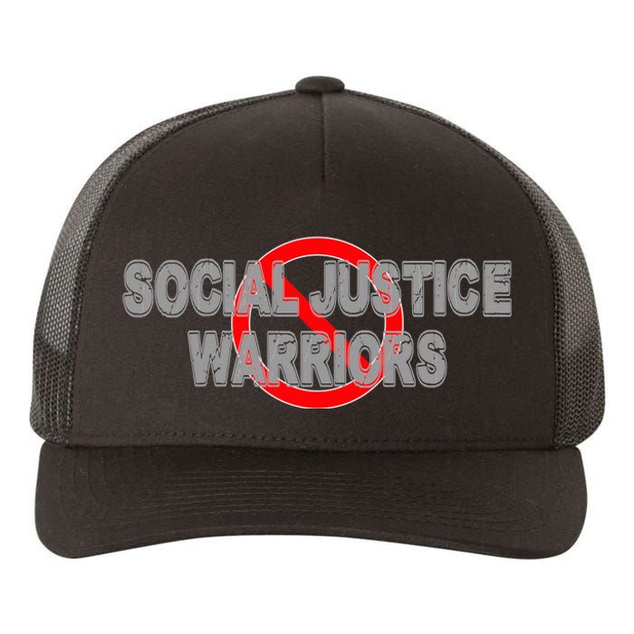 Ban Social Justice Warriors Yupoong Adult 5-Panel Trucker Hat