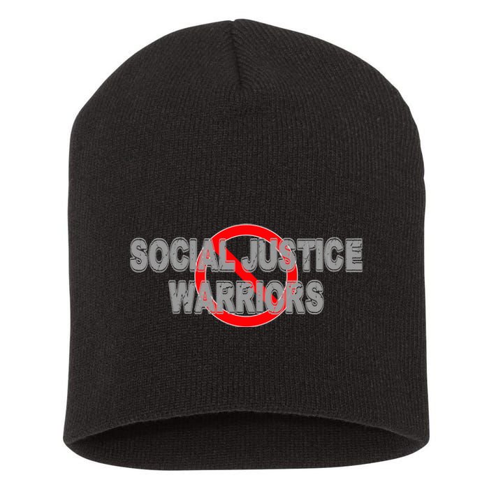 Ban Social Justice Warriors Short Acrylic Beanie