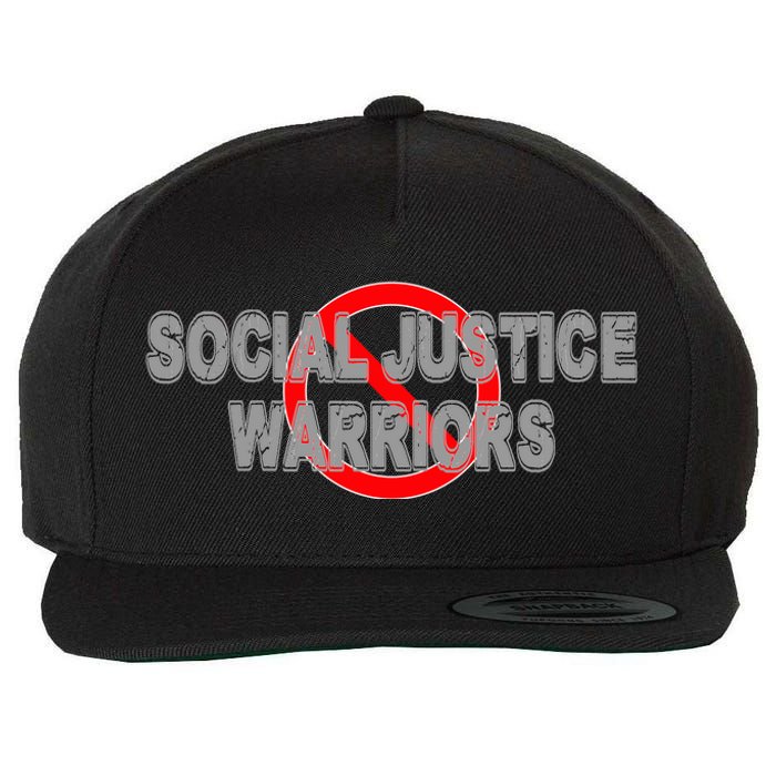 Ban Social Justice Warriors Wool Snapback Cap