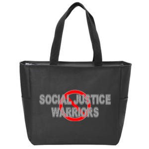 Ban Social Justice Warriors Zip Tote Bag