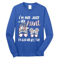 Baseball Aunt Niece Baseball Fan Baseball Auntie Gift Long Sleeve Shirt