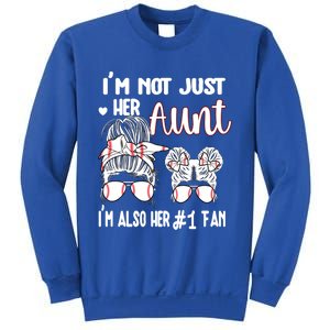 Baseball Aunt Niece Baseball Fan Baseball Auntie Gift Sweatshirt