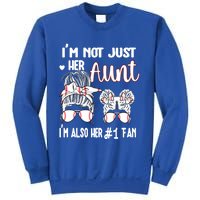 Baseball Aunt Niece Baseball Fan Baseball Auntie Gift Sweatshirt