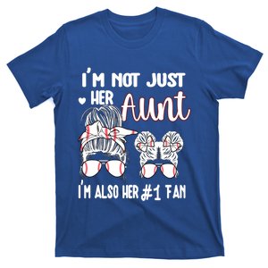 Baseball Aunt Niece Baseball Fan Baseball Auntie Gift T-Shirt