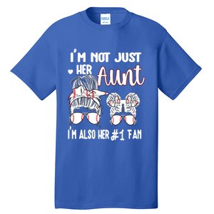 Baseball Aunt Niece Baseball Fan Baseball Auntie Gift Tall T-Shirt