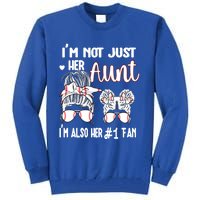 Baseball Aunt Niece Baseball Fan Baseball Auntie Gift Tall Sweatshirt