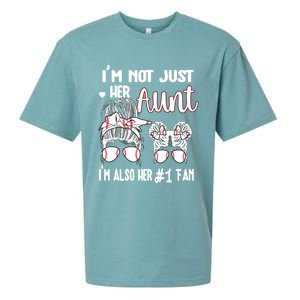 Baseball Aunt Niece Baseball Fan Baseball Auntie Gift Sueded Cloud Jersey T-Shirt