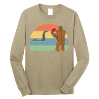 Bigfoot And Nessie Love Valentine's Day Love Long Sleeve Shirt