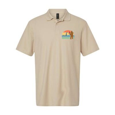 Bigfoot And Nessie Love Valentine's Day Love Softstyle Adult Sport Polo