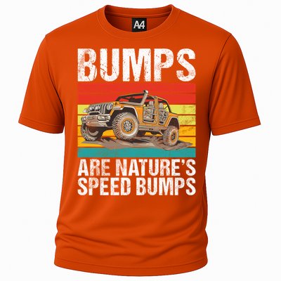 Bumps Are Nature’S Speed Bumps Offroad Gift Cooling Performance Crew T-Shirt