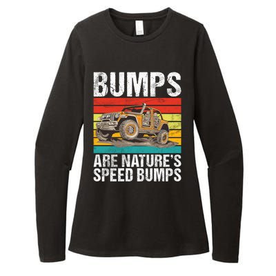 Bumps Are Nature’S Speed Bumps Offroad Gift Womens CVC Long Sleeve Shirt