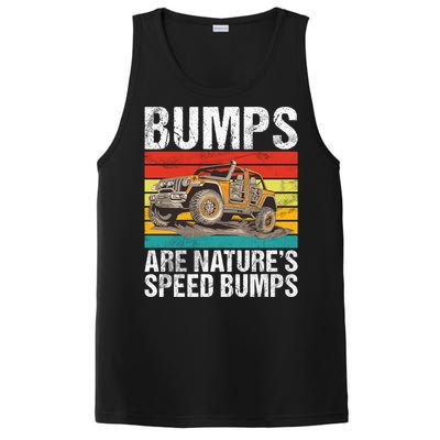 Bumps Are Nature’S Speed Bumps Offroad Gift PosiCharge Competitor Tank