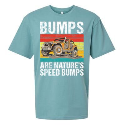 Bumps Are Nature’S Speed Bumps Offroad Gift Sueded Cloud Jersey T-Shirt