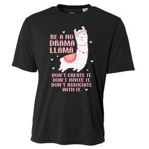 Be A No Drama Llama Alpaca Animal Lovers Cooling Performance Crew T-Shirt