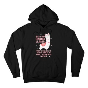 Be A No Drama Llama Alpaca Animal Lovers Hoodie