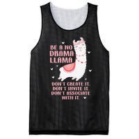 Be A No Drama Llama Alpaca Animal Lovers Mesh Reversible Basketball Jersey Tank