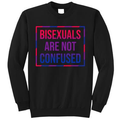 Bisexuals Are Not Confused Bi Pride Month LGBTQ Bisexuality Sweatshirt