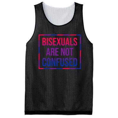 Bisexuals Are Not Confused Bi Pride Month LGBTQ Bisexuality Mesh Reversible Basketball Jersey Tank