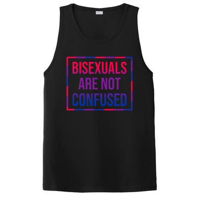 Bisexuals Are Not Confused Bi Pride Month LGBTQ Bisexuality PosiCharge Competitor Tank