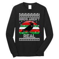 Bird Are Not Real Conspiracy Ugly Christmas Sweater Long Sleeve Shirt
