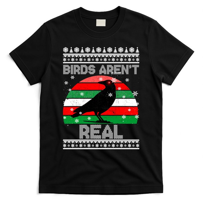 Bird Are Not Real Conspiracy Ugly Christmas Sweater T-Shirt
