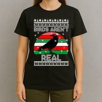Bird Are Not Real Conspiracy Ugly Christmas Sweater T-Shirt