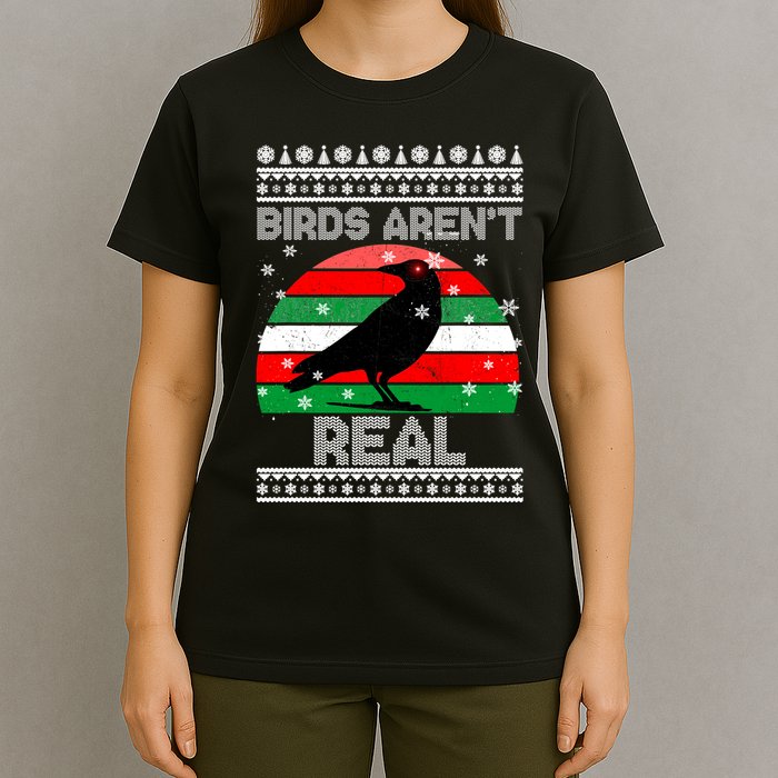 Bird Are Not Real Conspiracy Ugly Christmas Sweater T-Shirt