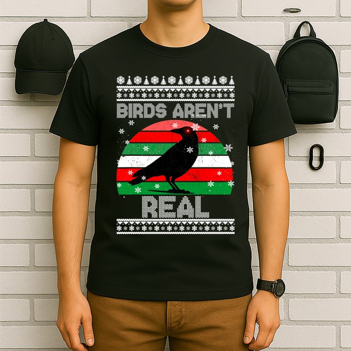 Bird Are Not Real Conspiracy Ugly Christmas Sweater T-Shirt