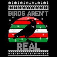 Bird Are Not Real Conspiracy Ugly Christmas Sweater T-Shirt