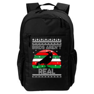 Bird Are Not Real Conspiracy Ugly Christmas Sweater Daily Commute Backpack