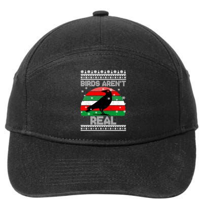 Bird Are Not Real Conspiracy Ugly Christmas Sweater 7-Panel Snapback Hat