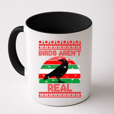 Bird Are Not Real Conspiracy Ugly Christmas Sweater Mug
