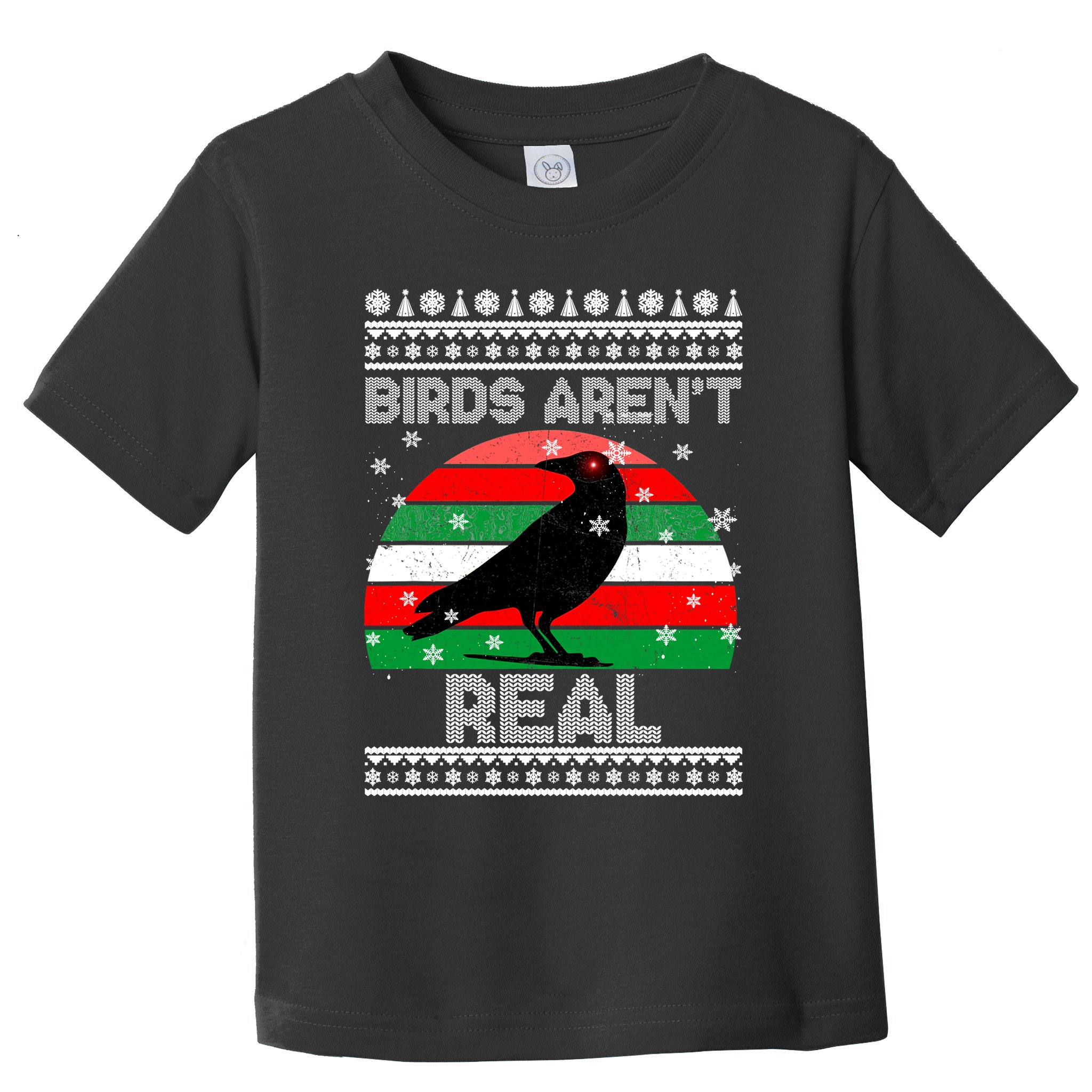 Bird Are Not Real Conspiracy Ugly Christmas Sweater Toddler T-Shirt
