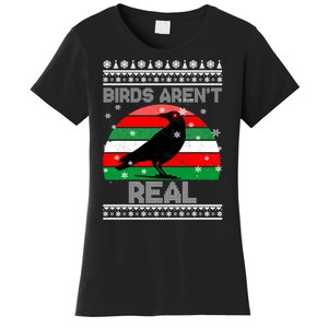 Bird Are Not Real Conspiracy Ugly Christmas Sweater Women's T-Shirt