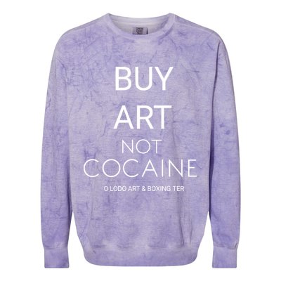 Buy Art Not Cocaine Colorblast Crewneck Sweatshirt