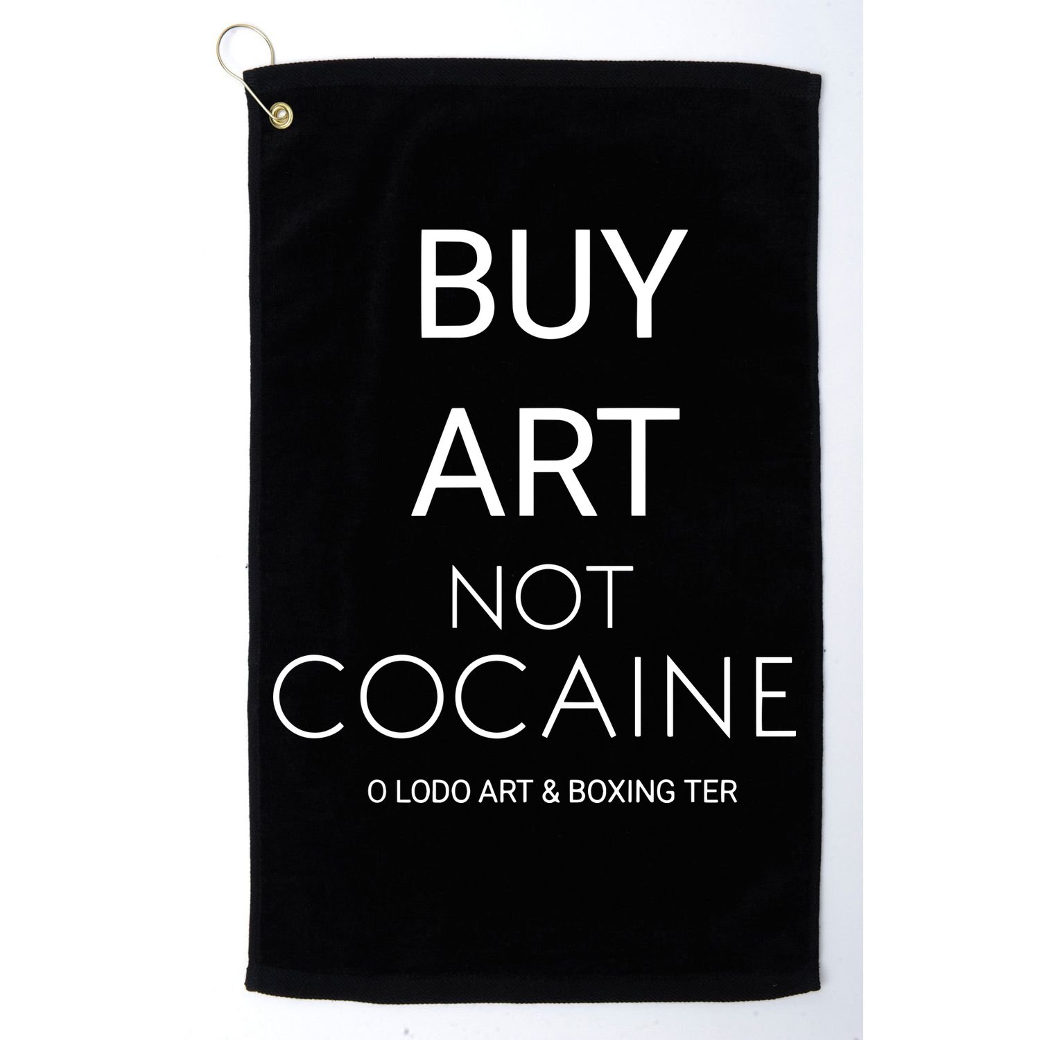Buy Art Not Cocaine Golf Towel