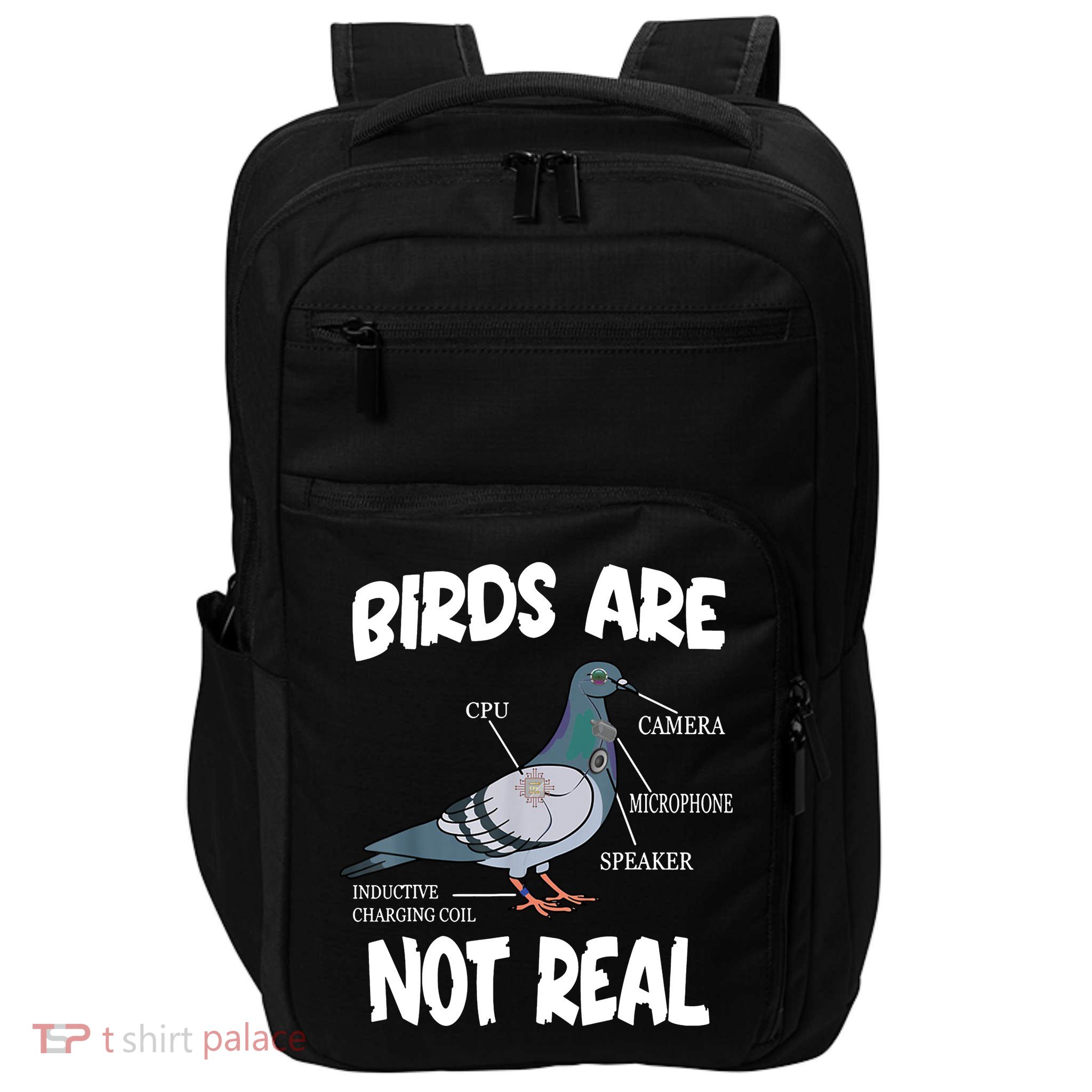 Birds Are Not Real Diagram Impact Tech Backpack