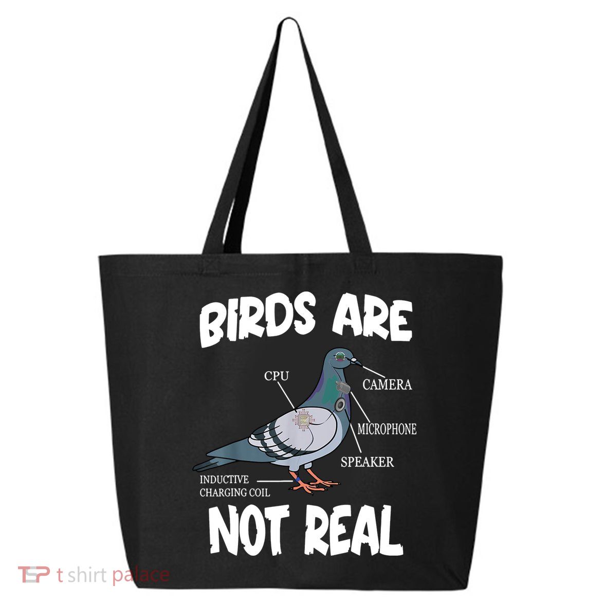 Birds Are Not Real Diagram 25L Jumbo Tote