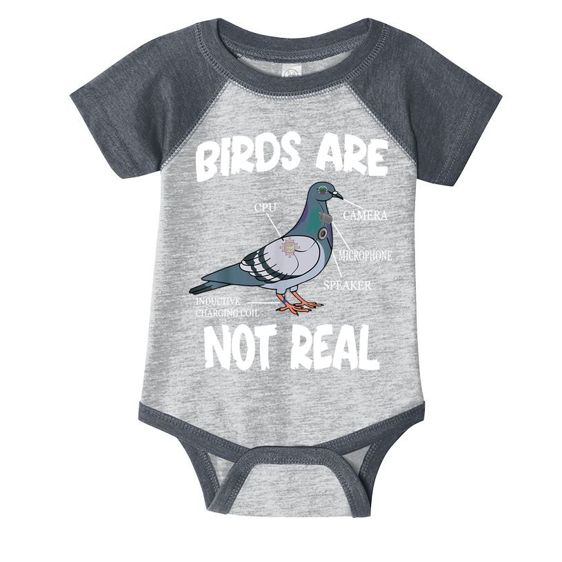 Birds Are Not Real Diagram Infant Baby Jersey Bodysuit