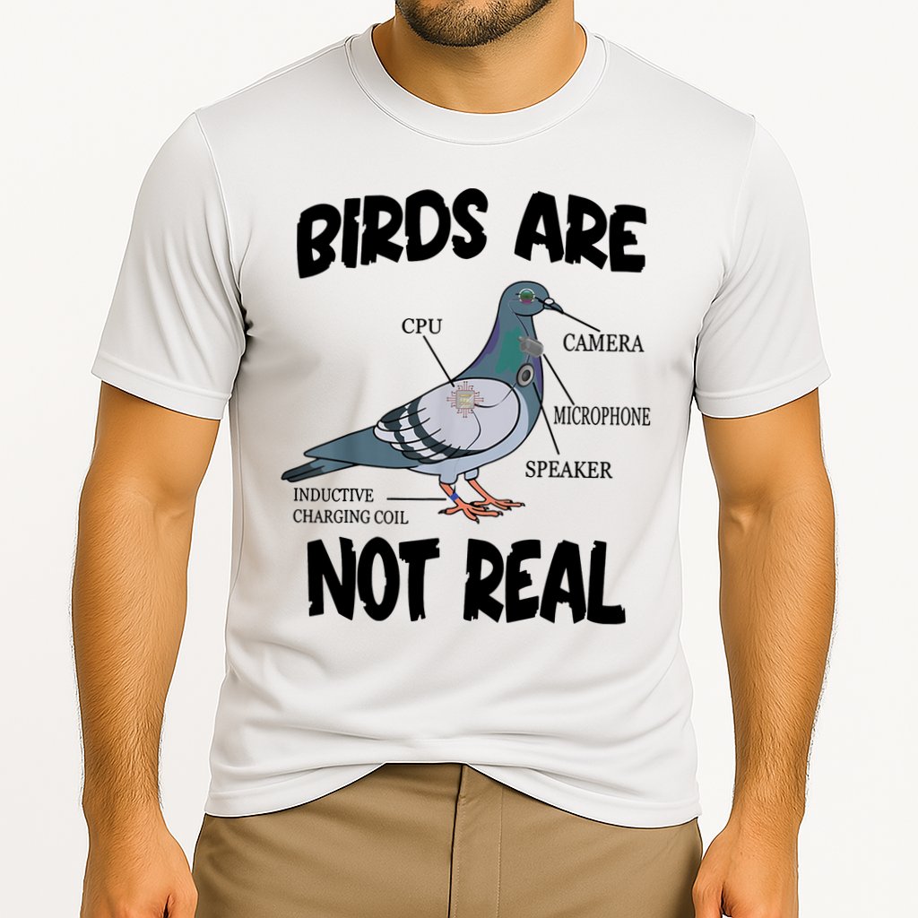 Birds Are Not Real Diagram Performance Shirt